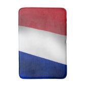 三色フランスの旗青白レッドリングや輪 バスマット (正面縦)