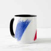 三色フランス語 マグカップ (正面左)