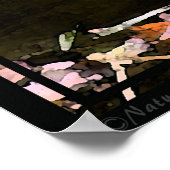 三色ヘロンポスター–40x60 – その他のサイズも ポスター (角)