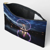 三色反射 – コスメティックバッグ アクセサリーポーチ (見開き)