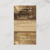 三色石名刺 名刺 (裏面)