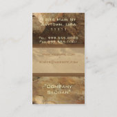 三色石名刺 名刺 (裏面)