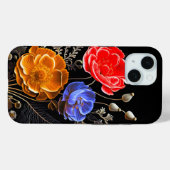 三色花iPhone / iPadケース Case-Mate iPhoneケース (裏面 (横))