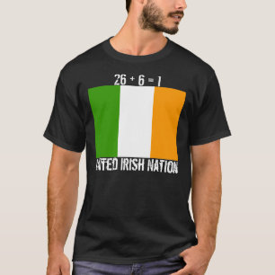 三色、統一されたなアイルランドの国家 Tシャツ
