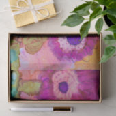 三花熱狂する房方アルコールインクデザイン 薄葉紙 (ギフト)