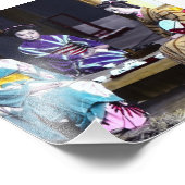 三芸者日本のヴィンテージ旧日本 フォトプリント            (角)