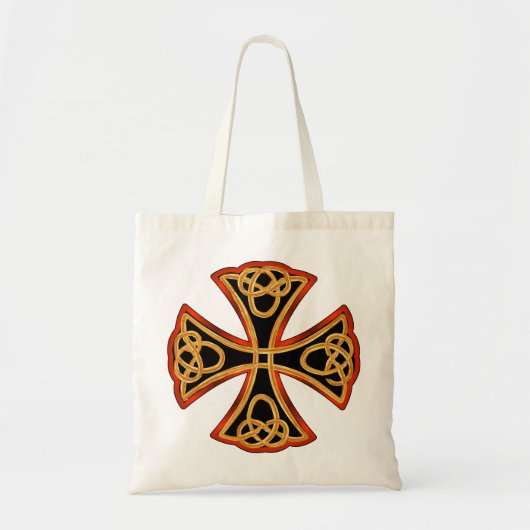 三華美編み十字架 トートバッグ (正面)