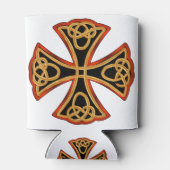 三華美編み十字架 缶クーラー (裏面)