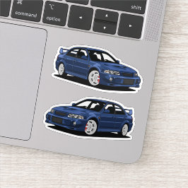 三菱エボ車ステッカー シール