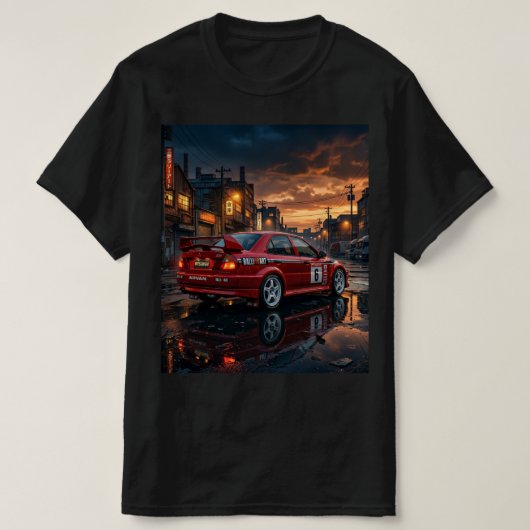 三菱ランサーエボリューションVI Tシャツ (デザイン正面)