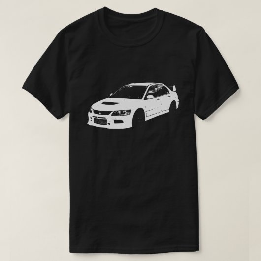 三菱ランサー進化 Tシャツ (デザイン正面)