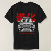 三菱ランサーEVO Tシャツ (デザイン正面)