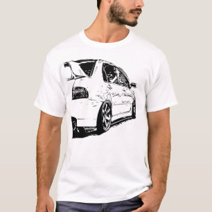 三菱進化のベクトルイメージ Tシャツ