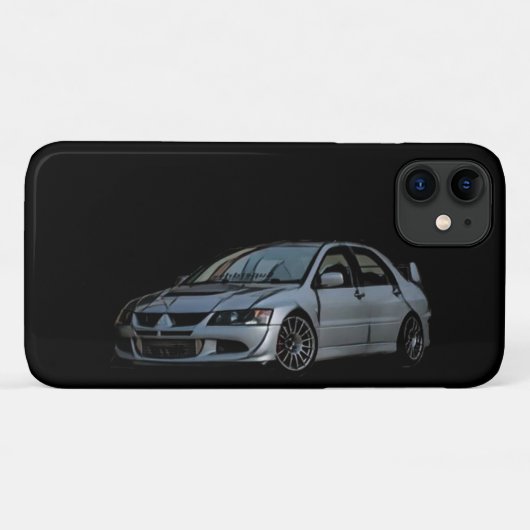 三菱進化 Case-Mate iPhoneケース (裏面(横))