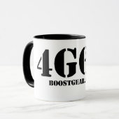 三菱4G63コーヒー・マグ- 4G63エンジンコード マグカップ (正面左)