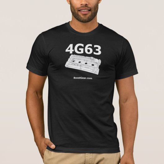 三菱4G63 Valvecover Tシャツ (正面)