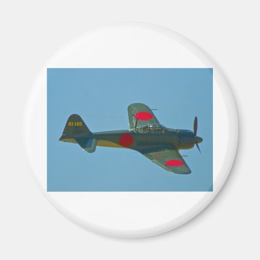 三菱A6M-5ゼロ マグネット (正面)