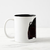 三菱Evoマグ(大きい1のコーヒーの多く!) ツートーンマグカップ (左)