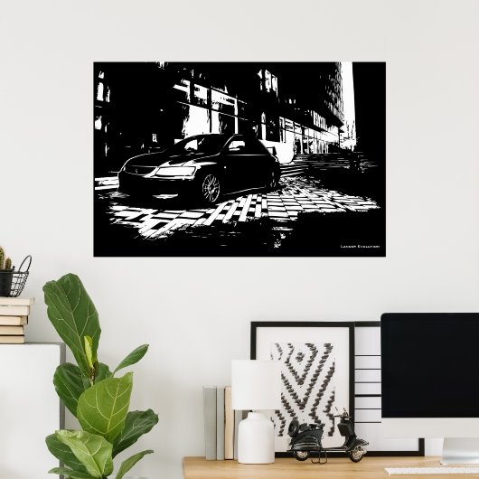 三菱EVO 9 ポスター (ホームオフィス)