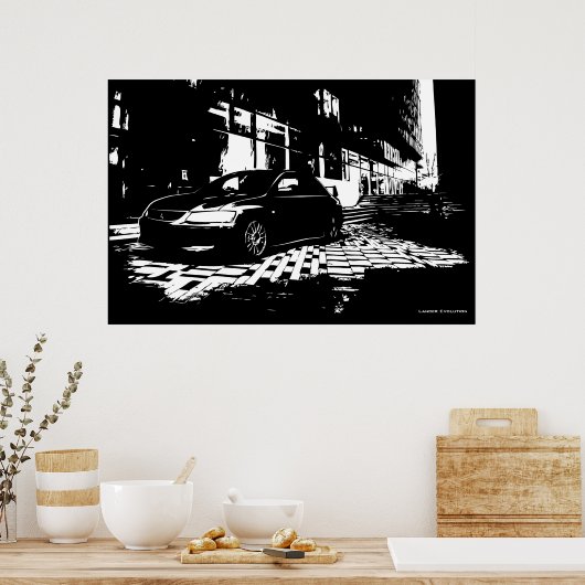 三菱EVO 9 ポスター (キッチン)