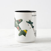 三菱J2M3雷電 ツートーンマグカップ (中央)