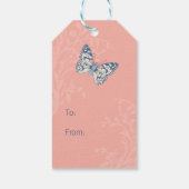 三蝶スケッチライトブルー感謝していユー ギフトタグ (裏面)