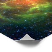 三裂星雲， M20 ポスター (角)