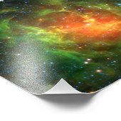 三裂星雲NASAスピッツァー フォトプリント            (角)