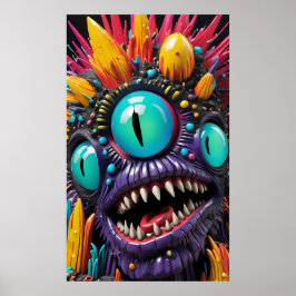 三視眼障害メーカー – Ken Gage Art ポスター