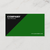 三角のコーナー-緑(006600) 名刺 (裏面)