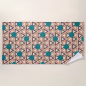 三角キルト ビーチタオル (正面)