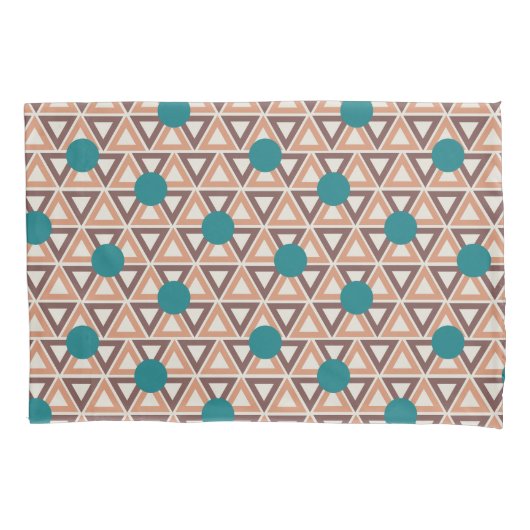 三角キルト 枕カバー (正面)