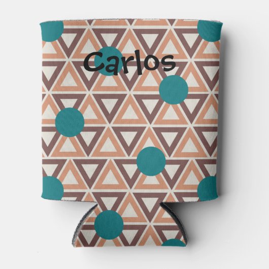 三角キルト 缶クーラー (正面)