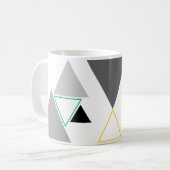 三角シンプル形 コーヒーマグカップ (正面左)