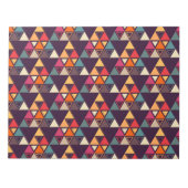 三角モダン形キルト ノートパッド (正面)