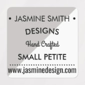 三角モダン形 ラベル (デザイン2)