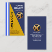 三角ロケクールット飛行機空港タクシー 名刺 (正面/裏面)