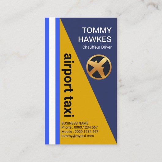 三角ロケクールット飛行機空港タクシー 名刺 (正面)