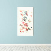 三角化 キャンバスプリント (インサイチュ (ウッドフロア))