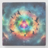 三角宇宙エネルギー ストーンコースター (正面)