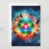 三角宇宙エネルギー 招待状 (正面/裏面)