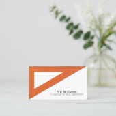 三角定規カバー 名刺 (スタンド正面)