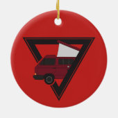 三角帆船 セラミックオーナメント (裏面)