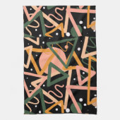 三角形と円 キッチンタオル (縦)