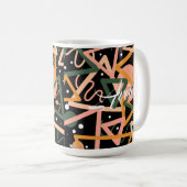 三角形と円 コーヒーマグカップ (正面右)