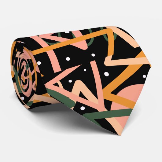 三角形と円 ネクタイ (ロール)