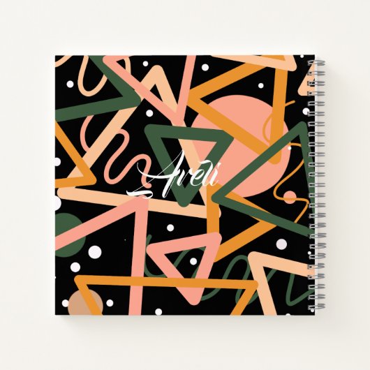 三角形と円 ノートブック (裏面)