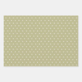 三角形と抽象芸術の折り返し紙 ラッピングペーパーシート (正面2)