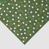 三角形と星かわいいおもしろいお洒落 薄葉紙 (詳細)