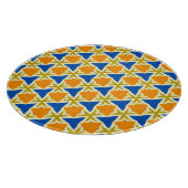 三角形と星カラフル カッティングボード (角)